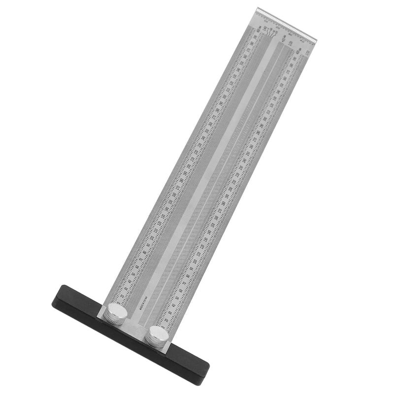 400 ملم مسطرة نقش من الفولاذ المقاوم للصدأ أداة قياس النجارة عالية الدقة خفيفة الوزن مريحة - Image 5