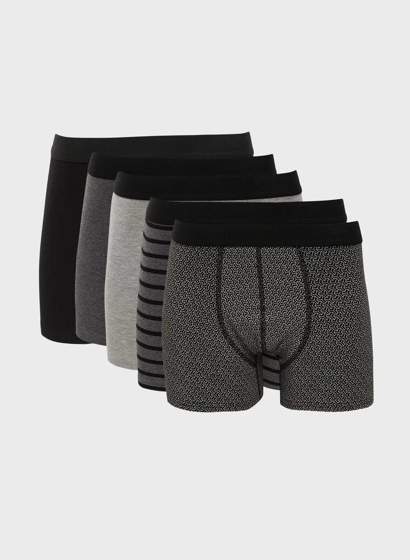 DeFacto 5 Pack Assorted Trunks