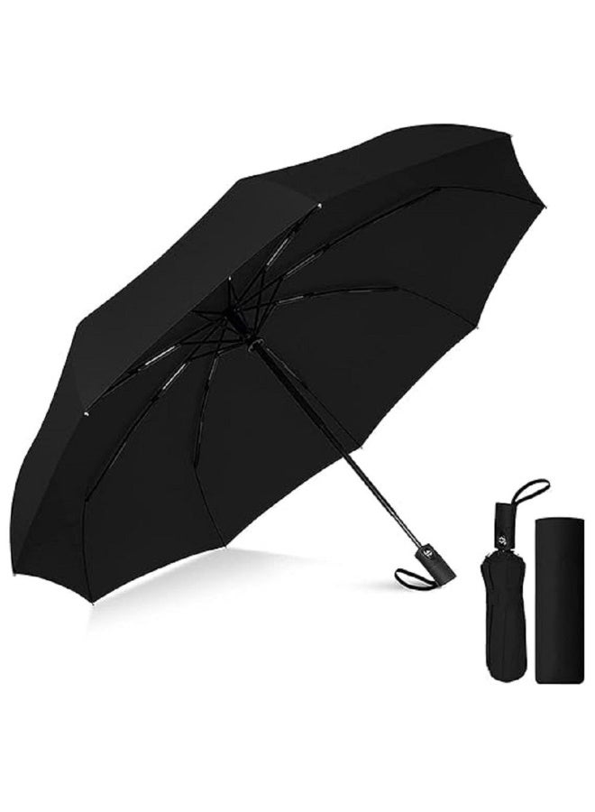 بريمو بلس مظلة للحماية من المطر والشمس باللون الأسود - Image 1