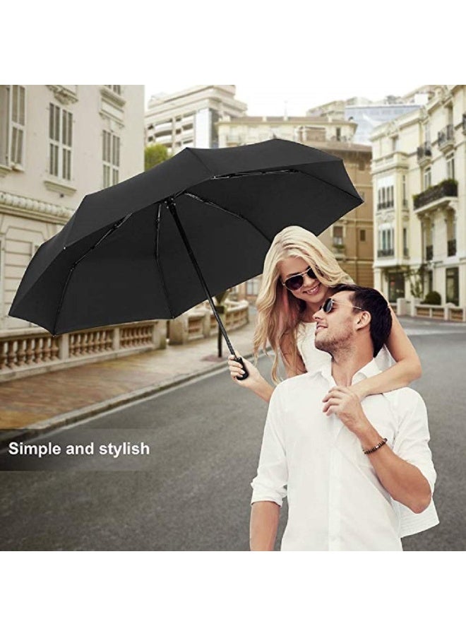 بريمو بلس مظلة للحماية من المطر والشمس باللون الأسود - Image 5