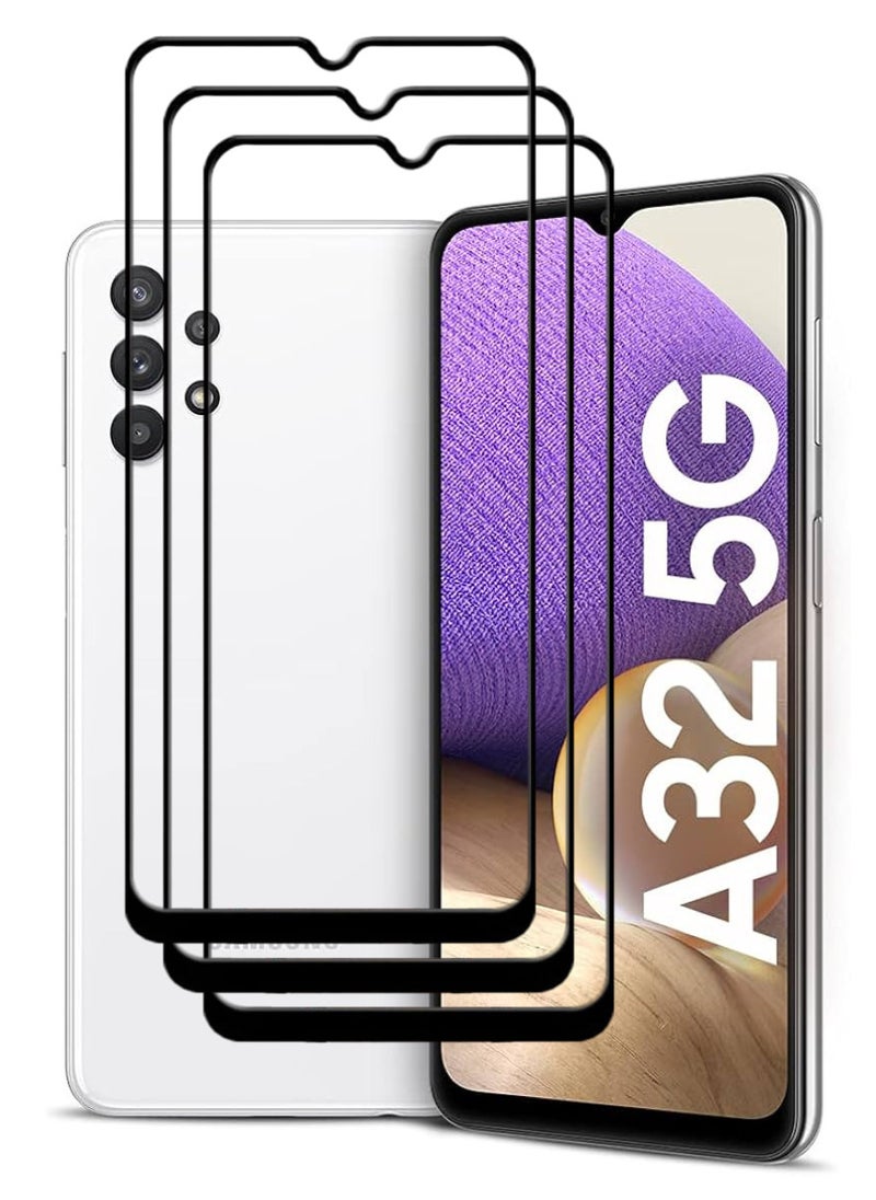 ACLIX 3 Pieces Antistatic ESD Dustproof Premium Quality High Definition Tempered Glass Screen Protector Designed For Samsung Galaxy A32 5G - Image 1