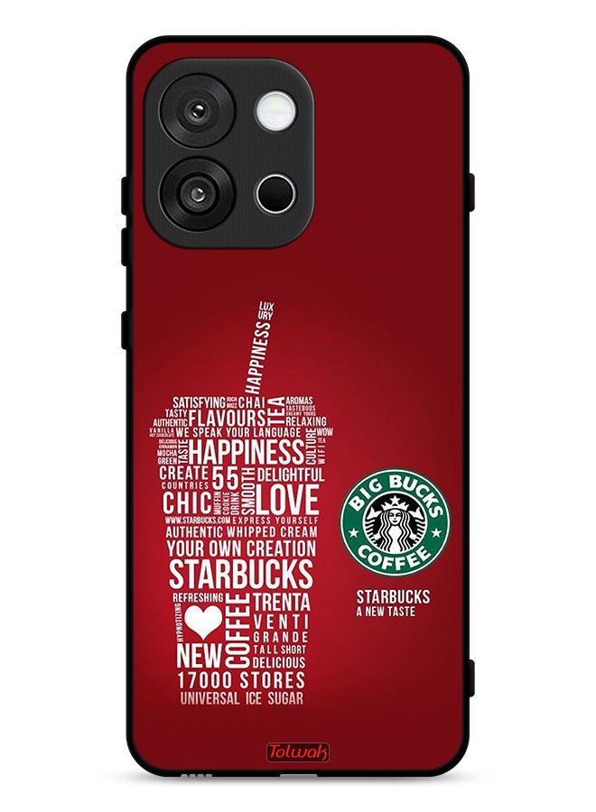 Tolwak OnePlus 13s Protective Case Cover Coffee Sticker - Image 1