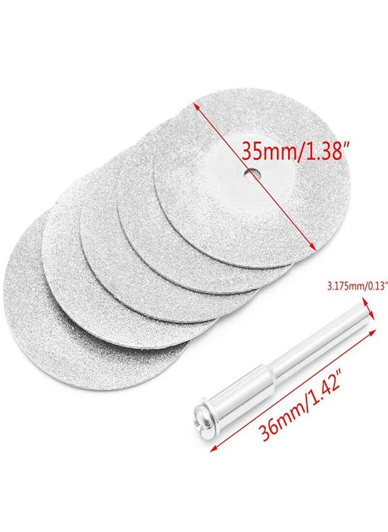 DIY Crafts DIY Crafts CTDIYHI42682 35mm Diamonte Cutting Discs Drill Bit Shank for Rotary Tool Blade DIY Works Support 35mm Medium  - Image 2
