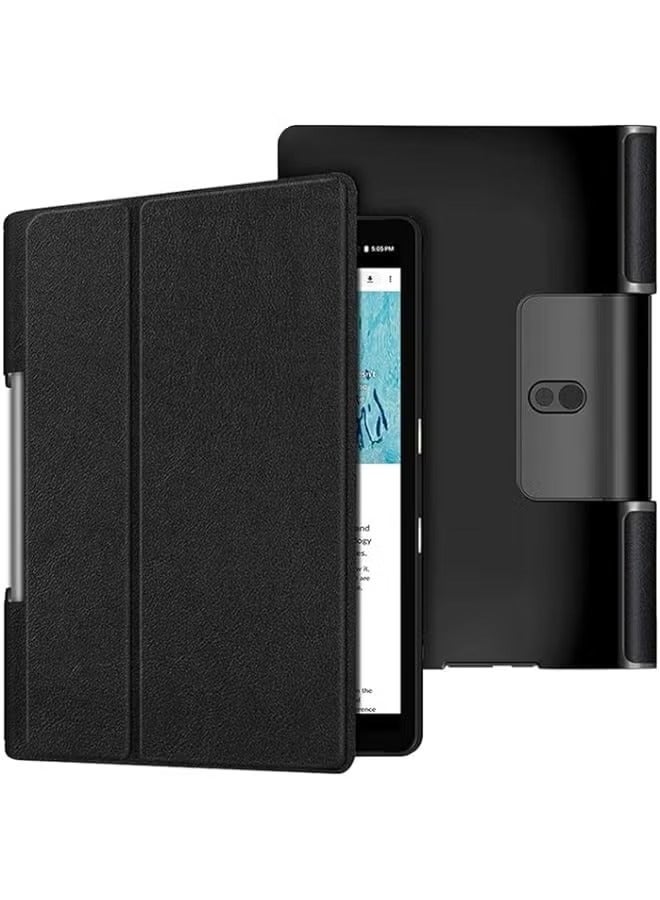 PROMASS Case for Lenovo Yoga Smart Tab YT-X705 Yoga Tab 5 YT-X705F 10.1 Inch Tablet 2019 with Stand Function PU Leather Slim Shell Protective Cover - Image 1