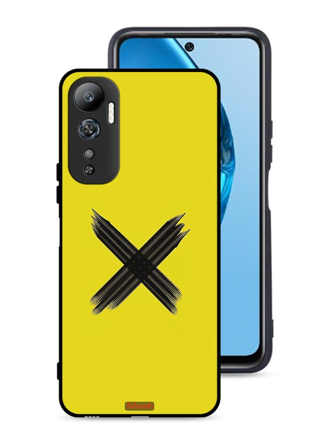 Tolwak Infinix Hot 20 4G Protective Case Cover X Pattern - Image 1