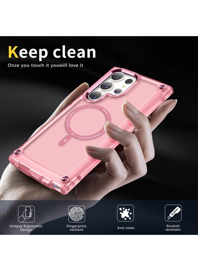 S-TOP Case For Samsung Galaxy S22 Ultra 5G Skin Feel TPU + PC MagSafe Magnetic Phone Case - Image 5
