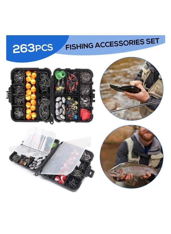Generic 263pcs Fishing Lures Tackle Kit Complete with Box and Essential Tools for Anglers  - Image 2