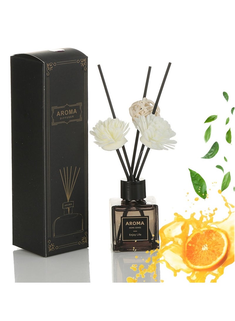 SänHahn 50ml Reed Diffuser Set : Zen Tea Blended Fragrance Diffuser Air Fresheners, Long-Lasting Aromatherapy Diffusers Essential Oil, for Home Bedroom Bathroom Office Decor(10% Conc) - Image 1