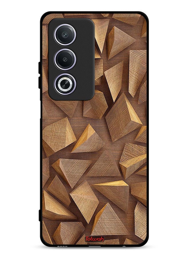 Tolwak Oppo A3 Pro 5G Protective Case Cover Wood Pieces Art  - Image 1