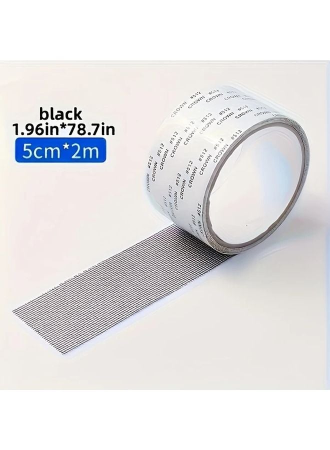 Gray Self Adhesive Fiberglass Window Repair Tape Mesh Patch Kit For Holes Mosquito - Image 4