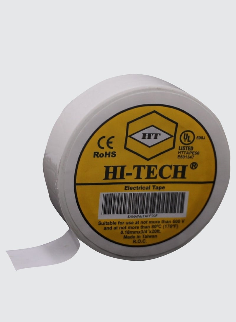 Hi-Tech Electrical Tape - White  - Image 5