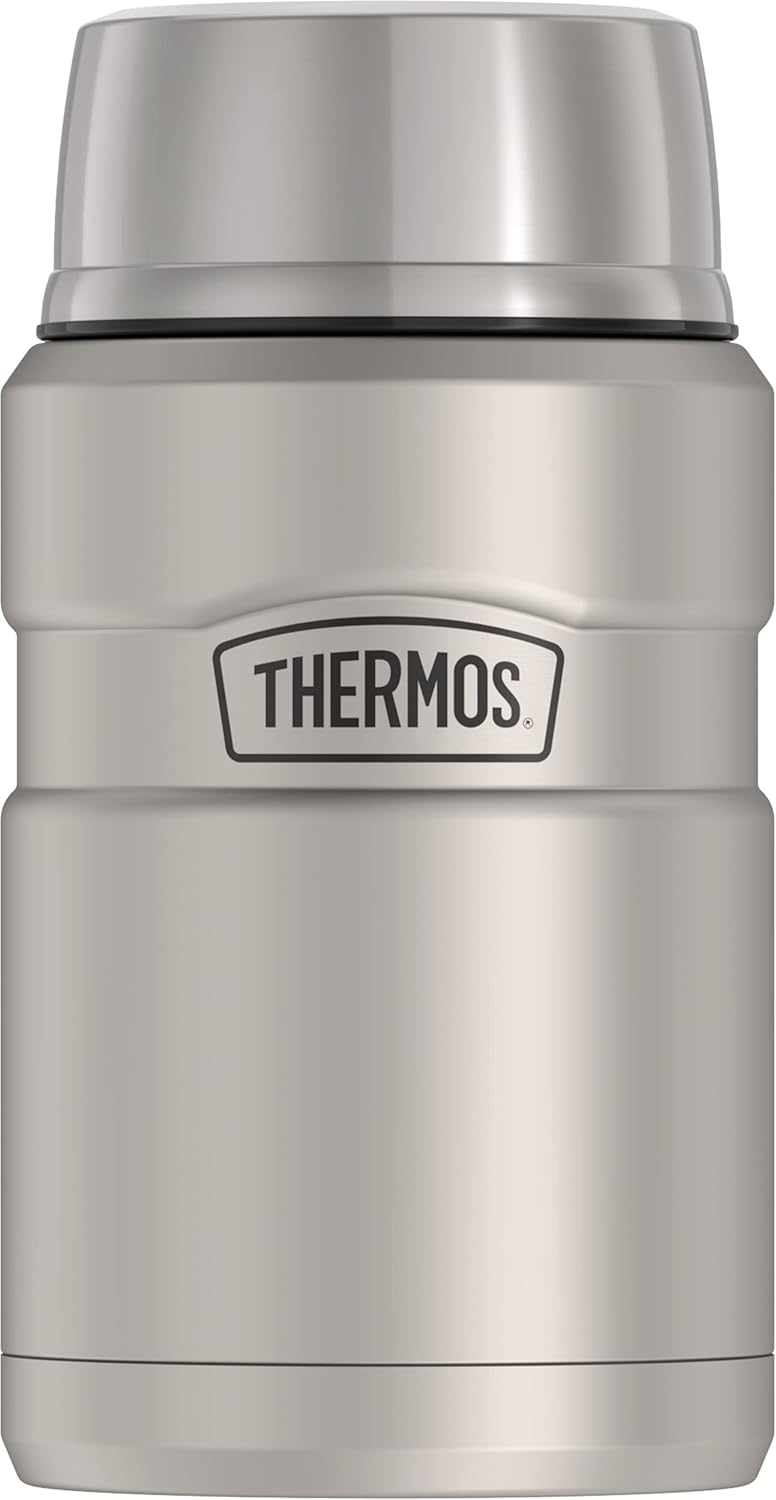 THERMOS STAINLESS STEEL VACUUM INSULATED STEEL JAR 710 ML, SK3020MS, INSULATED FOOD JAR, LUNCH BOX, STORAGE CONTAINER, THERMAL FLASK FOR TRAVEL - Image 1