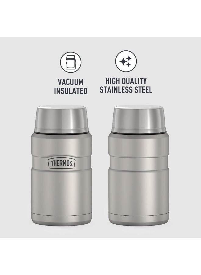 THERMOS STAINLESS STEEL VACUUM INSULATED STEEL JAR 710 ML, SK3020MS, INSULATED FOOD JAR, LUNCH BOX, STORAGE CONTAINER, THERMAL FLASK FOR TRAVEL - Image 2