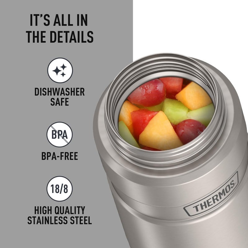 THERMOS STAINLESS STEEL VACUUM INSULATED STEEL JAR 710 ML, SK3020MS, INSULATED FOOD JAR, LUNCH BOX, STORAGE CONTAINER, THERMAL FLASK FOR TRAVEL - Image 4
