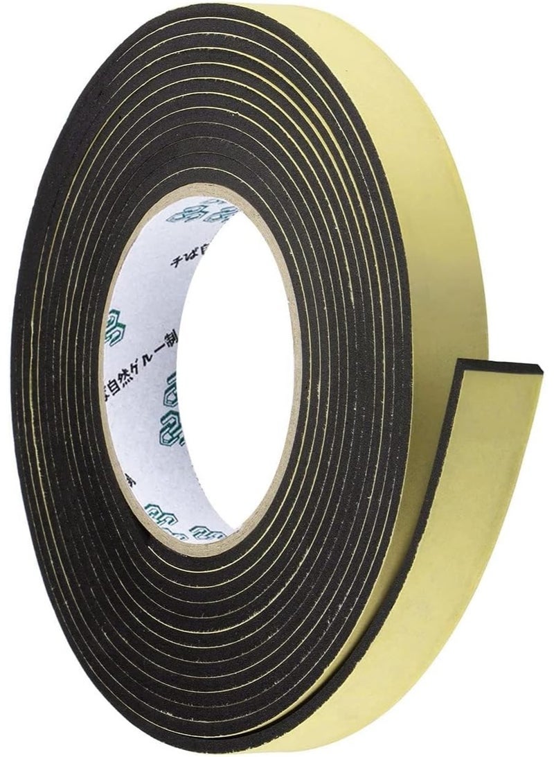 Car Speaker Sealing Tape, 2mm Thick Foam Gasket for Soundproofing and Waterproofing, 10mm Width, 1 Roll (33 Feet) - Image 1