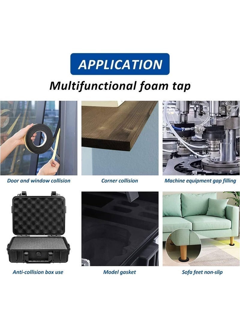 Car Speaker Sealing Tape, 2mm Thick Foam Gasket for Soundproofing and Waterproofing, 10mm Width, 1 Roll (33 Feet) - Image 5