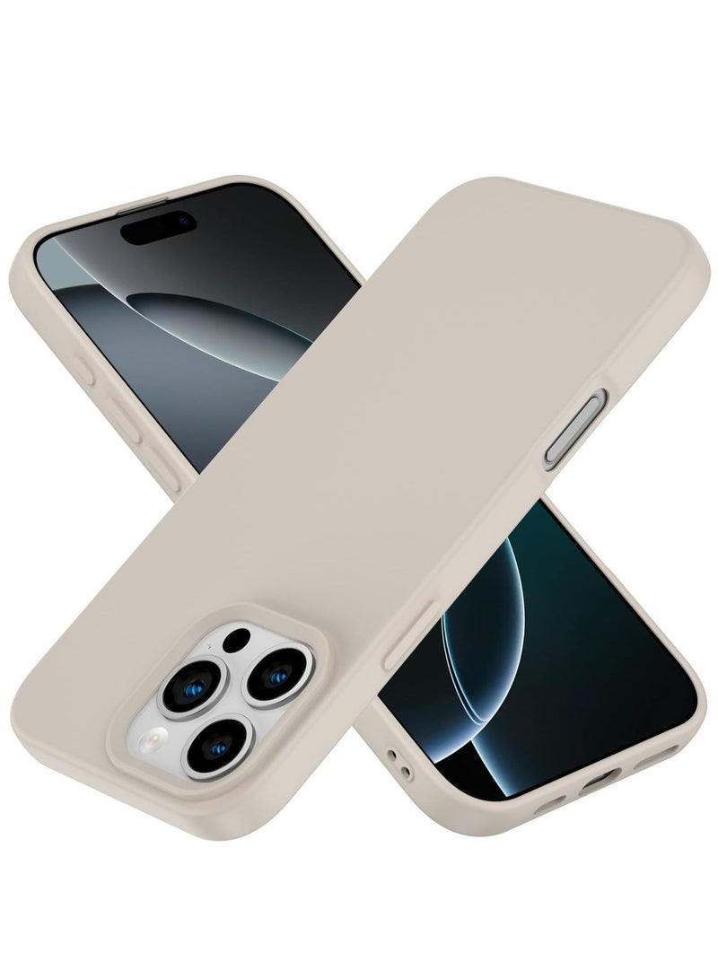 Slim Fit Soft TPU Case for iPhone 16 Pro Max - Matte Stone Gray - Image 1