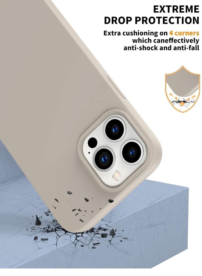 Slim Fit Soft TPU Case for iPhone 16 Pro Max - Matte Stone Gray - Image 2