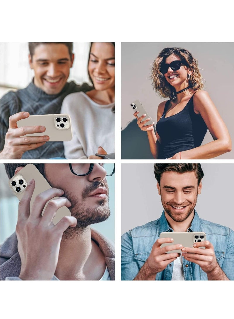 Slim Fit Soft TPU Case for iPhone 16 Pro Max - Matte Stone Gray - Image 5