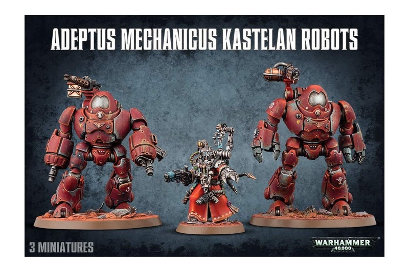 Games Workshop Warhammer 40k - Adeptus Mechanicus Kastelan Robots  99120116005 - Image 1