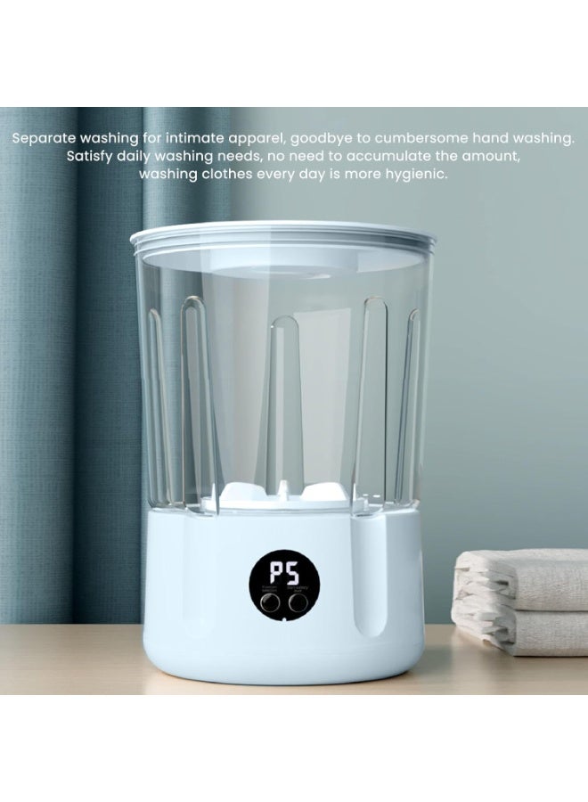 Mini Washing Machine, Portable Underwear Washer, Rechargeable Cordless Washing Machine for Small Loads Socks, Compact Travel Laundry, for Home Apartment RV Camping - Image 3