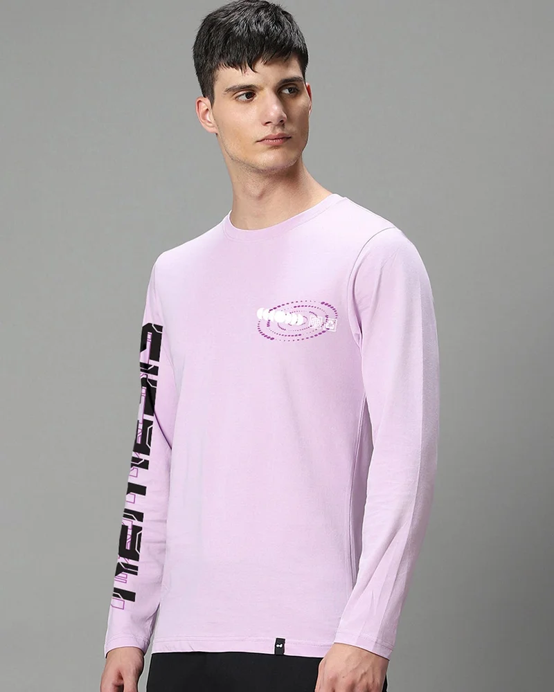 bewakoof Men's Purple Nemesis Graphic Printed T-shirt