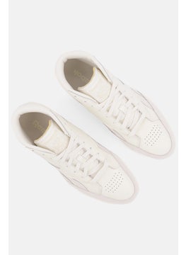 Reebok Men Club C Form Hi Lace Up Tennis Shoes, Off White  - Image 4