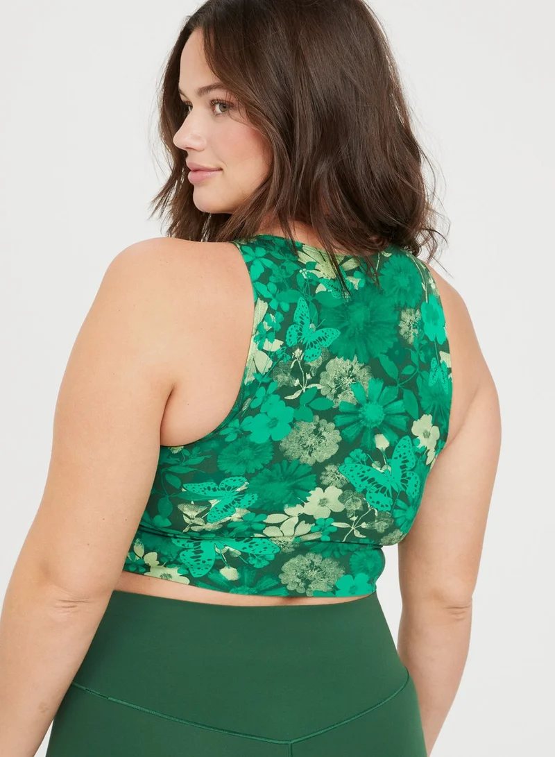 Aerie Floral Print Cut Out Tank