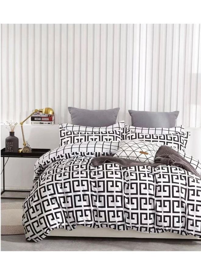 llwoo - Lightweight Super Soft Easy Care 6 Piece Bed Sheet Set Iconic Collection Bedding Sheets & Pillowcases ( King Size, Solid Color) - Image 1