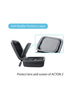 Y&D Storage Bag for DJI Osmo Action 2 Dual Screen Power Combo Accessory Case Travel Carry Case Storing the Camera Touch Module Adapter with Hiking Buckle  - Image 5