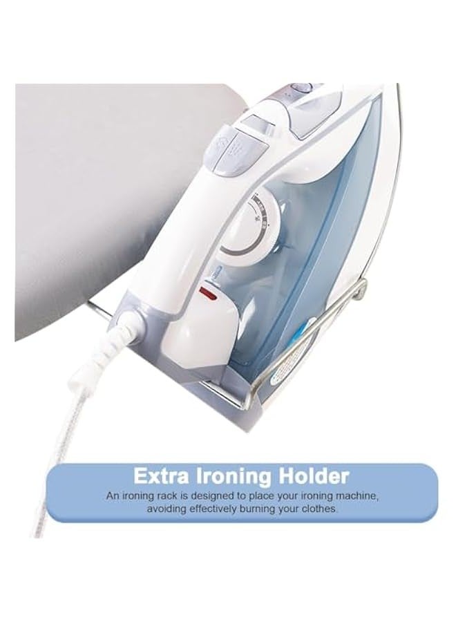 TRASSLE Countertop Ironing Board, Portable Ironing Board with Ironing Rest Foldable Sleeve Ironing Table Top Space Saving Mini Ironing Station Cover T-Leg Heat Resistance Pad for Laundry Dorm - Image 4