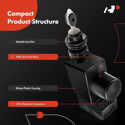 A-Premium Door Lock Latch Actuator Motor Compatible with Chevy, GMC, Buick, Cadillac, Oldsmobile, Pontiac & Jeep Vehicles - Suburban Regal Century and More Models, with Dirt-Proof Boot, 2-PC Set - Image 3