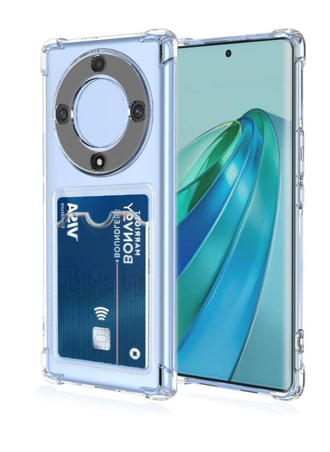 Compatible with Honor X9A  Case Cover Premium Slim Soft Shockproof Wallet Case with Card Holder and Camera Protection for Honor X9a /