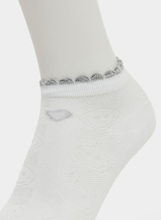 Styli Pack of 5 - Girls Assorted Ribbed Socks - Image 5