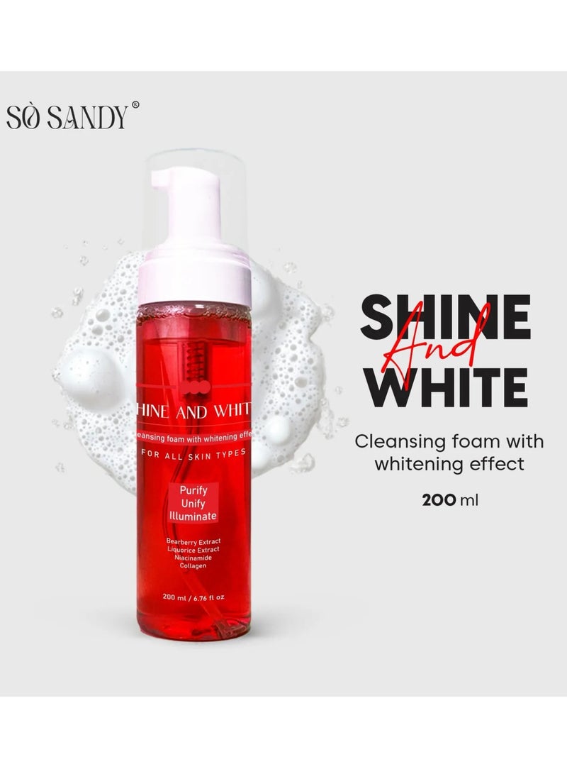 Shine & White Foaming Wash 200ml