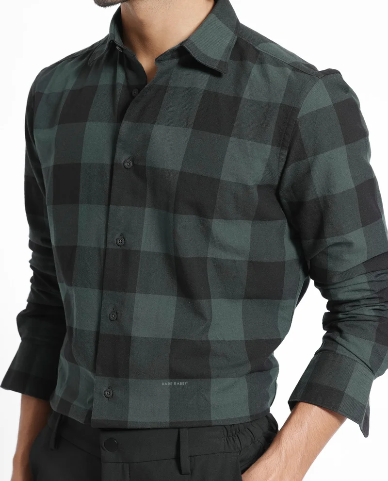 Rare Rabbit Men's Gingham Check Shirt