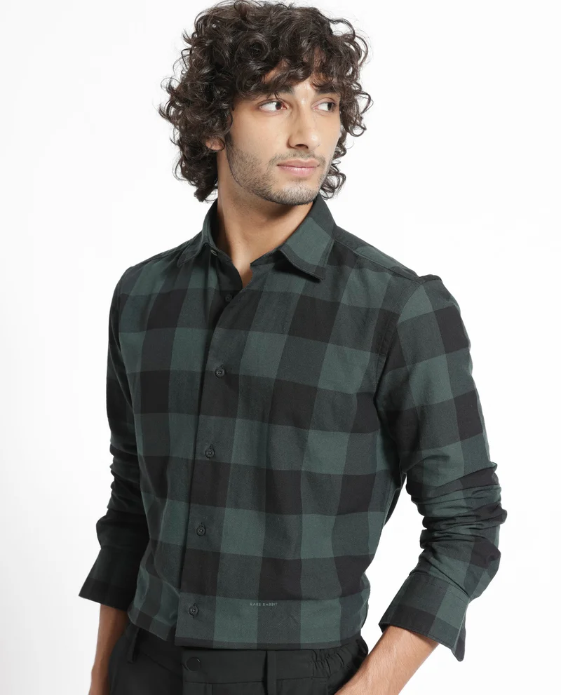 Rare Rabbit Men's Gingham Check Shirt