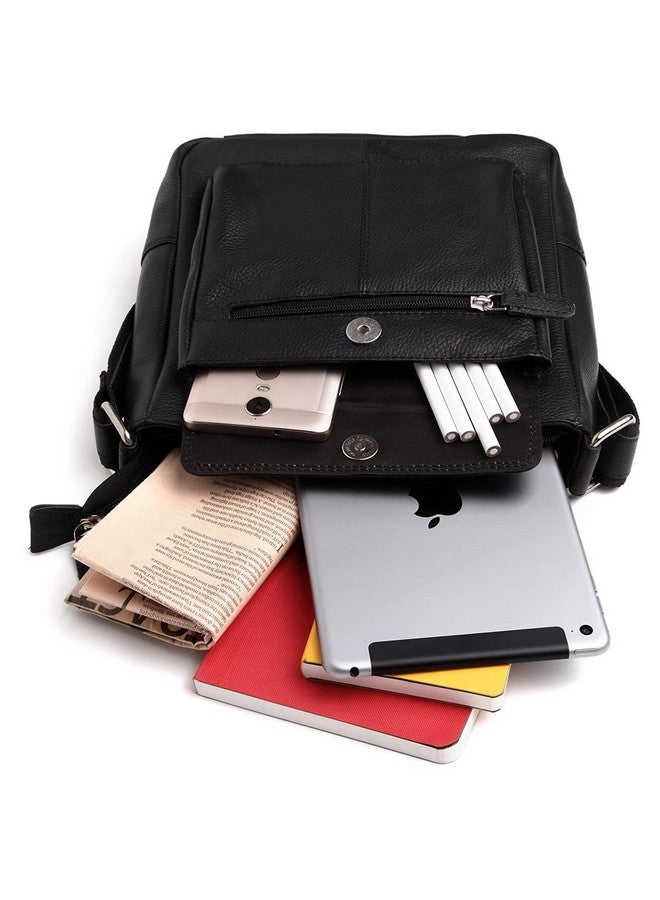 Wildhorn حقيبة سلاينغ جلدية أصلية للرجال من وايلد هورن | متينة، محمولة وأنيقة | إغلاق بسحاب | جيب أمامي بسحاب | ضمان لمدة سنة واحدة - Image 5