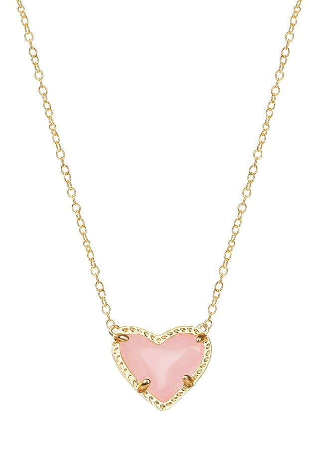 Gold Necklace Adjustable Length Pendant Necklace for Women, 14k Gold Plated Necklaces Fashion Jewelry - Image 1