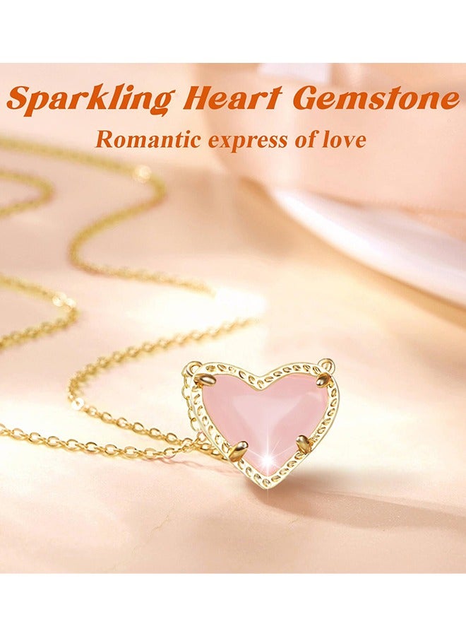 Gold Necklace Adjustable Length Pendant Necklace for Women, 14k Gold Plated Necklaces Fashion Jewelry - Image 3