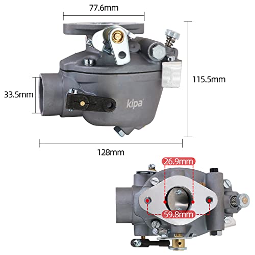 KIPA Carburetor for 352376R92 354184R93 355485R91 373957R91 52499DB 69401D Marvel Schebler TSX156 TSX157 TSX319, Fits for IH Farmall A AV B BN C SUPER Tractors - Image 5