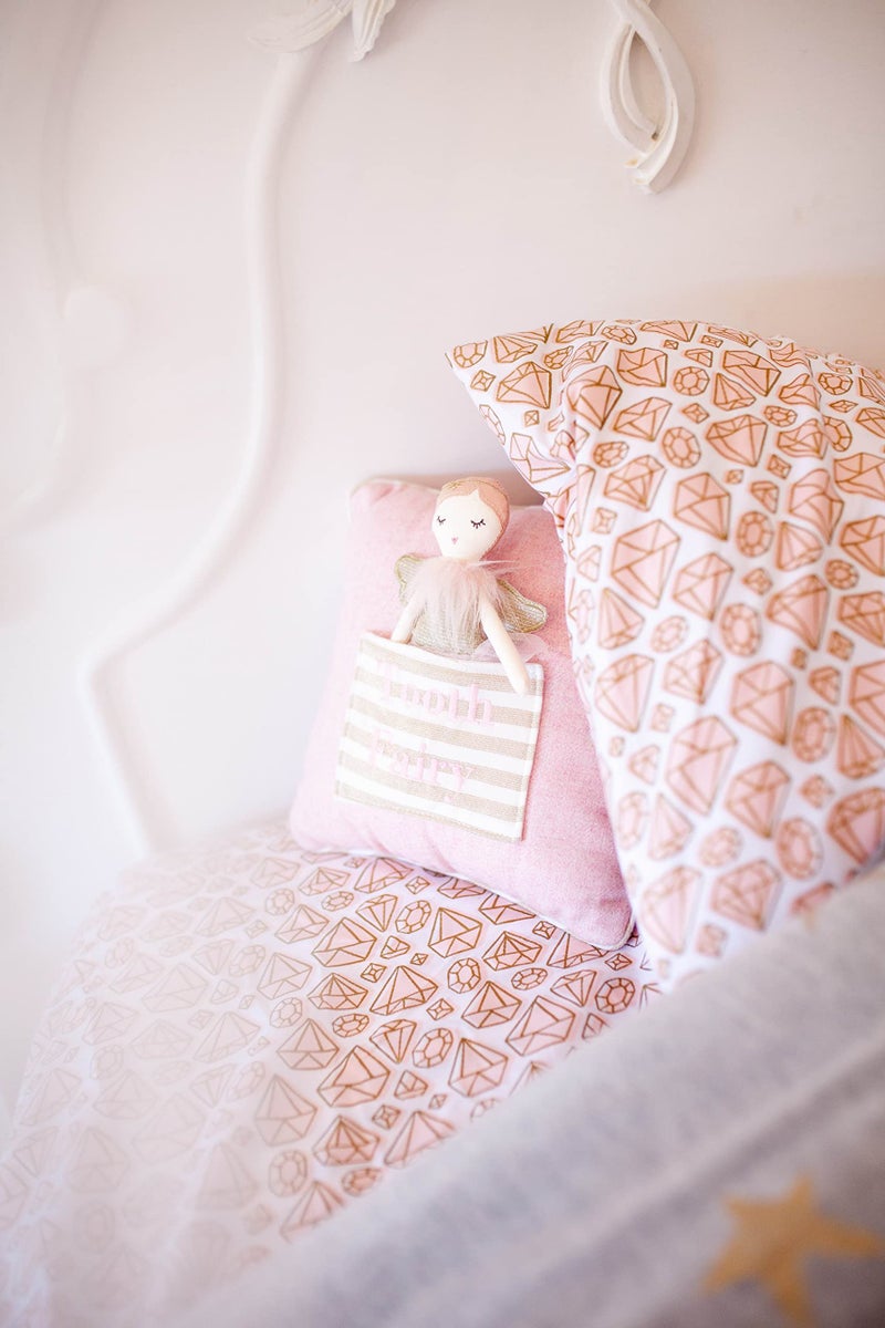 MON AMI Tooth Fairy Pillow & Doll Set - 9   Plush Stuffed Tooth Fairy Doll and Pillow with Pocket  Tooth Fairy Keepsake for Girls and Boys - Image 4