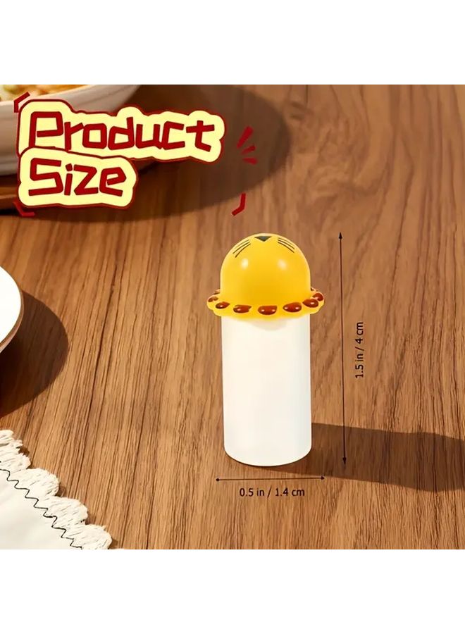 7pcs Random Color Mini Squeeze Bottles with Straw Portable Sauce Containers for Travel BBQ Outdoor - Image 2