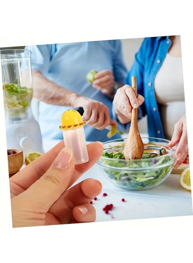 7pcs Random Color Mini Squeeze Bottles with Straw Portable Sauce Containers for Travel BBQ Outdoor - Image 3