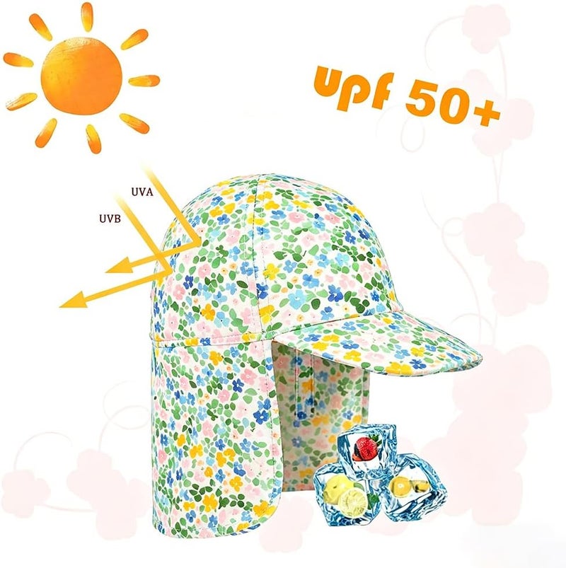 Gifts Treat Kids Legionnaires Hat, UPF 50+ Sun Protection Swim Cap Flap Hat for Kids, Quick Drying Boys Sun Hat with Neck Protection for Beach Seaside Pool… - Image 3