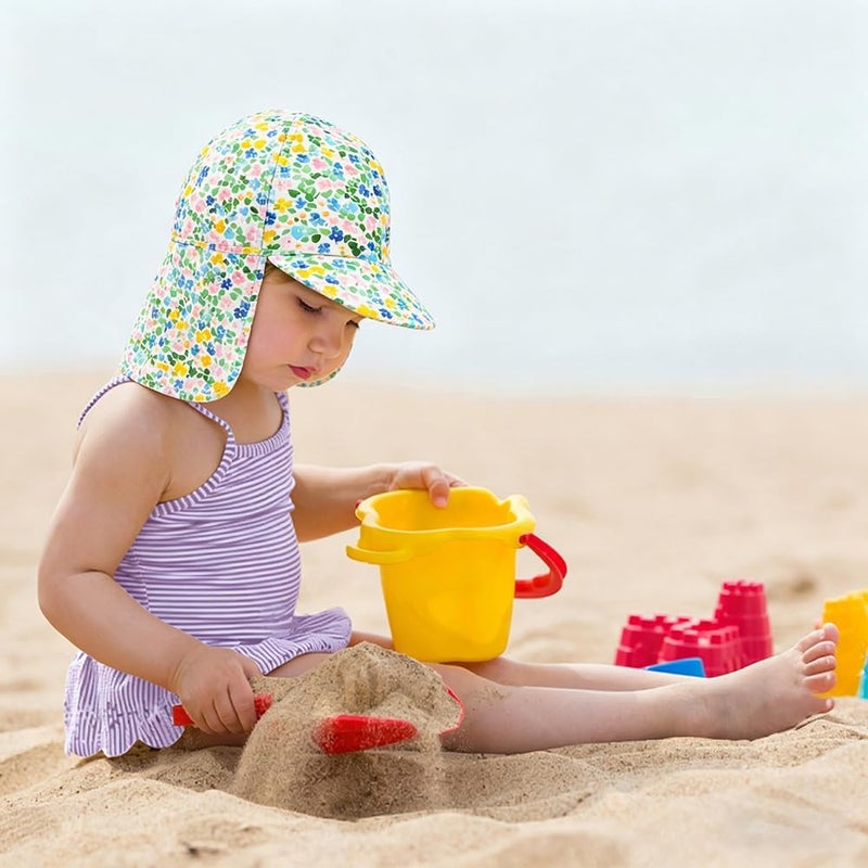 Gifts Treat Kids Legionnaires Hat, UPF 50+ Sun Protection Swim Cap Flap Hat for Kids, Quick Drying Boys Sun Hat with Neck Protection for Beach Seaside Pool… - Image 2