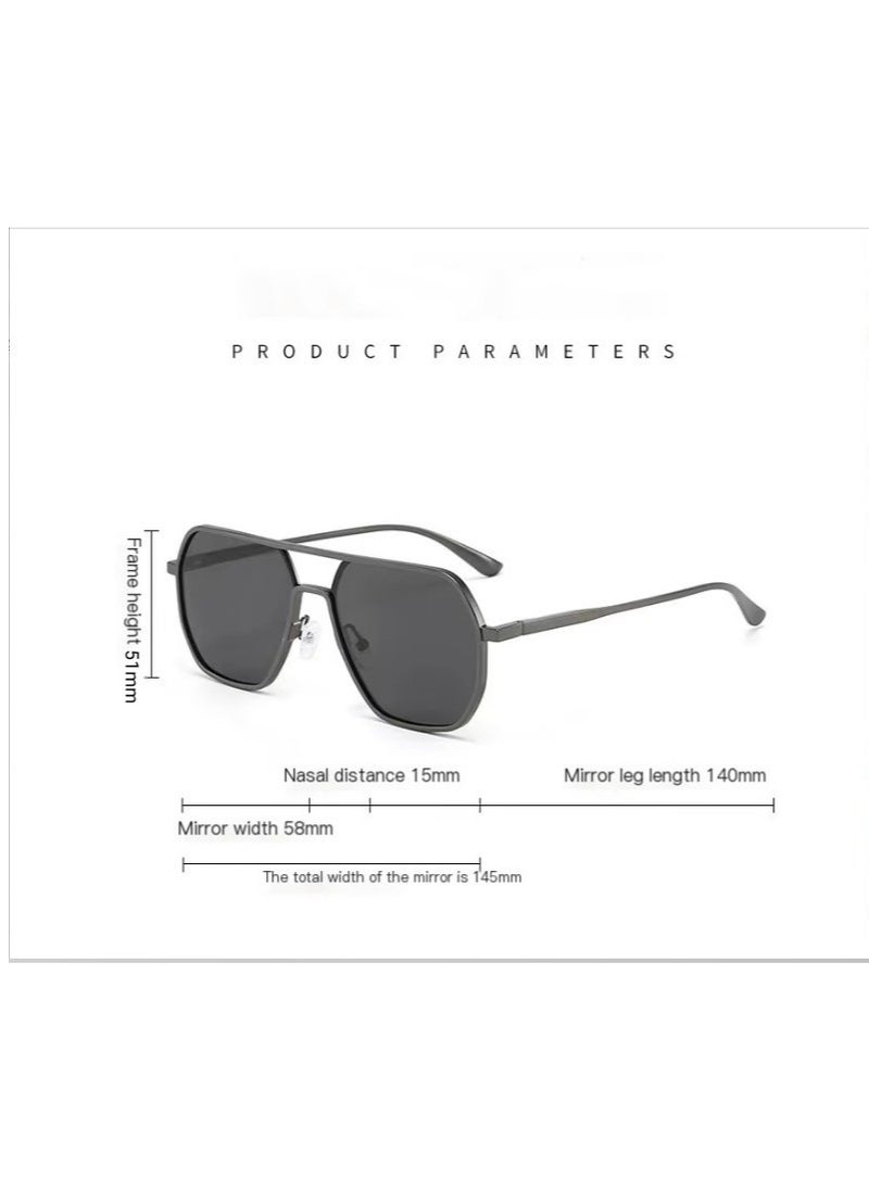 Anna - Outdoor UV Protection Fishing Driving Day-Night Dual-Purpose Photochromic Polarized Sunglasses - Image 1