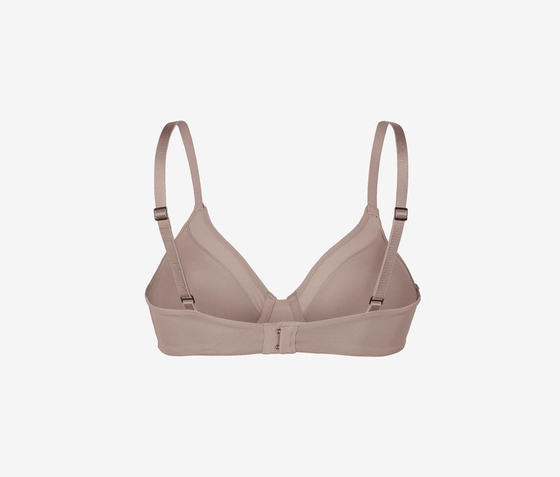 Tchibo Women Non Padded Plain Bra, Almond  - Image 3