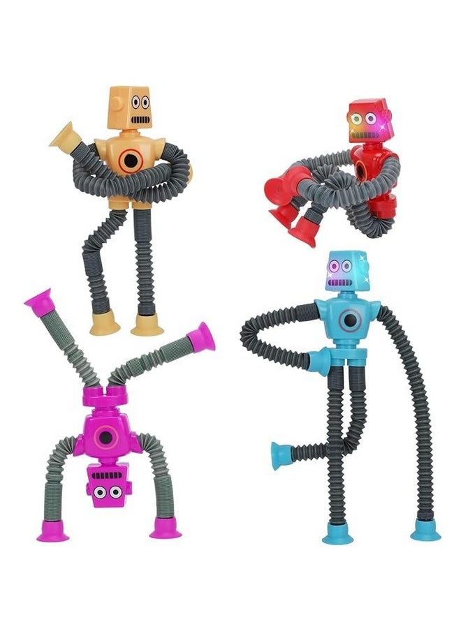 Kiti Kits KITI KITS Pop Tubes,Giraffe Or Robotics Fidget Tubes Sensory Toys Pack, Toddler Sensory Toys Imaginative Play & Stimulating Creative Learning (Pack of Robot-2)  - Image 1