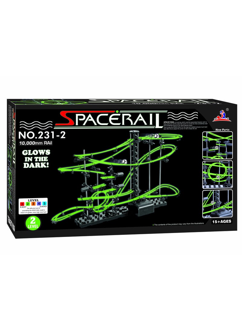 SPACERAIL 193 Pcs Spacerail Luminous Roller Coaster Ball Set Children Toy Education Model Science Experiment Creative Building Block Toy - Image 1